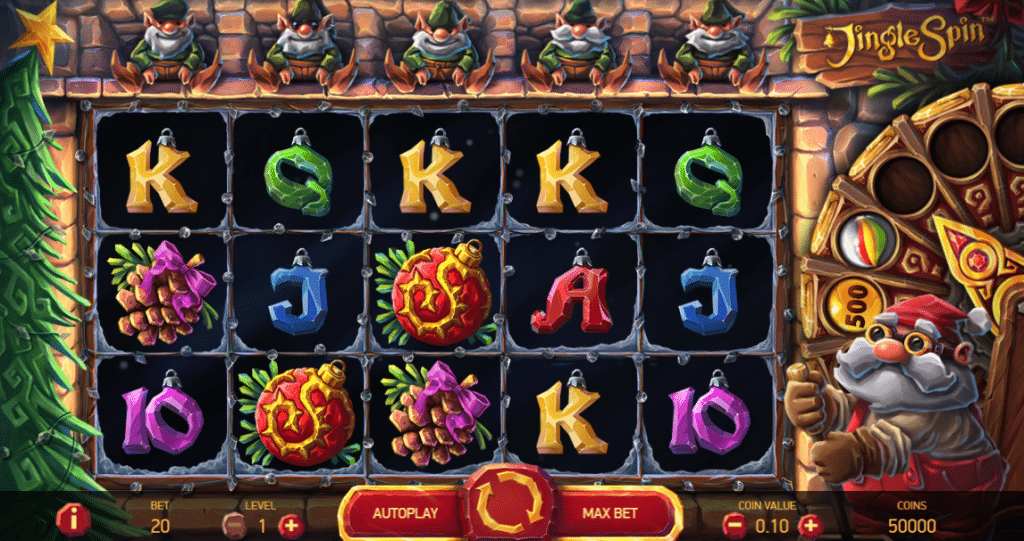  Jingle Spin online spēļu automāts  synottip kazino