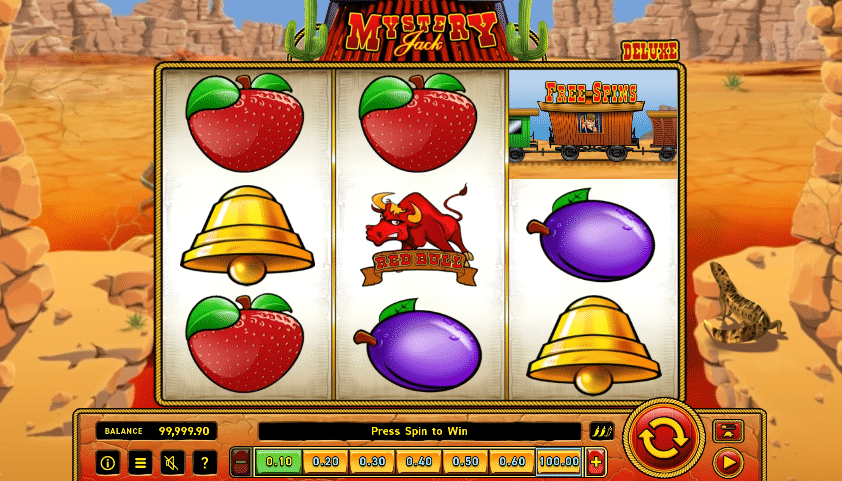 bezriska griezienus Mystery Jack Deluxe spēļu automātā 