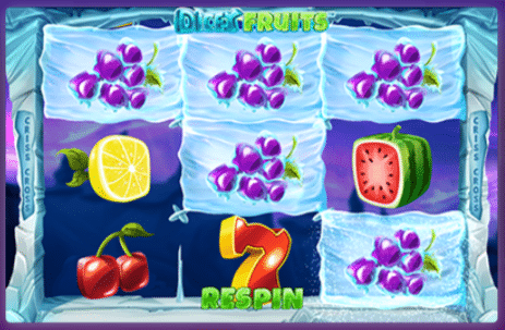 Synottip kazino spēle Dicey Fruits spēļu automāts.